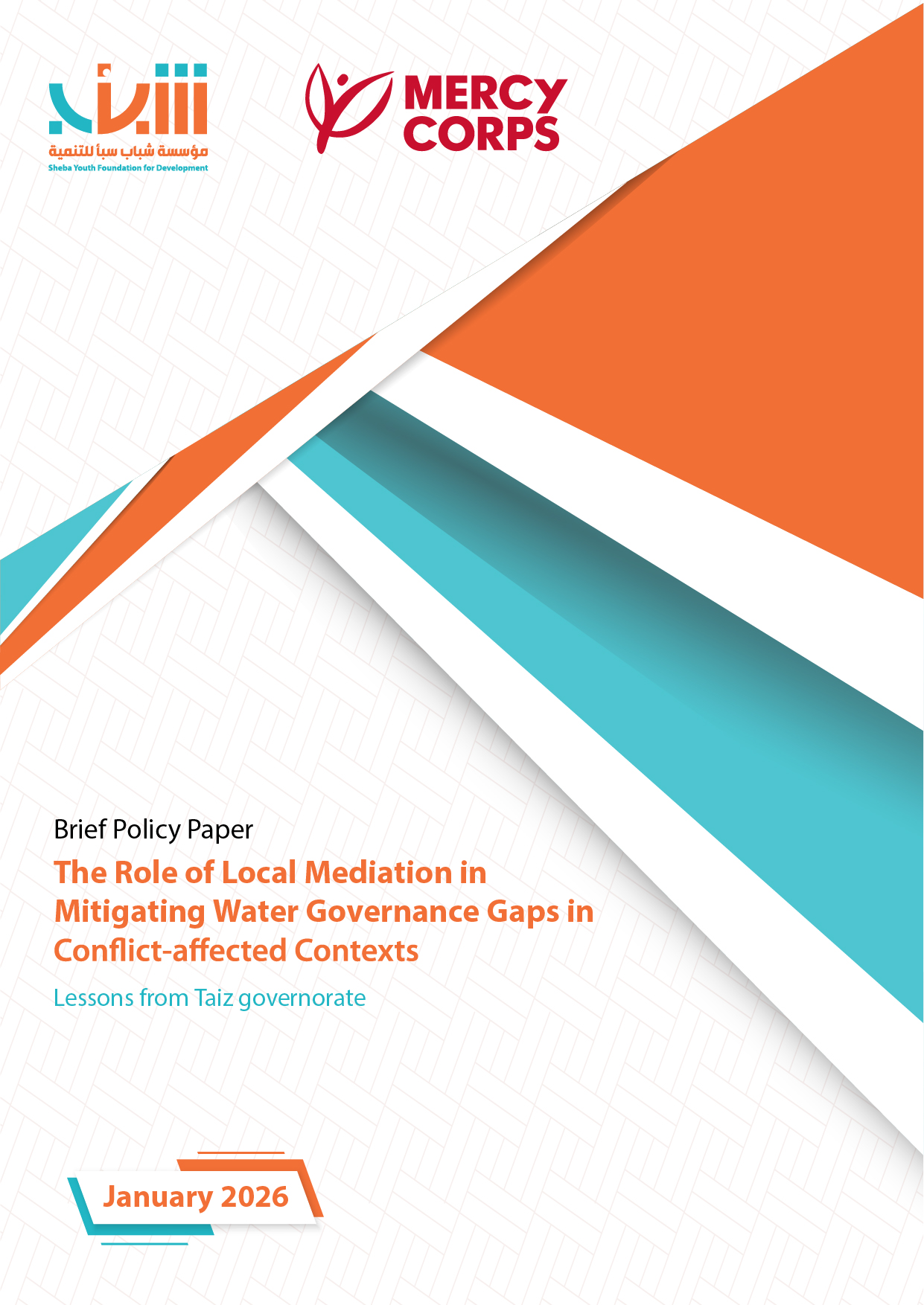 The Role of Local Mediation in Mitigating Water Governance Gaps in Conflict-affected Contexts